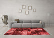 Transitional Red Washable Rugs