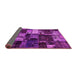 Sideview of Patchwork Pink Transitional Rug, abs5618pnk