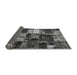 Sideview of Patchwork Gray Transitional Rug, abs5618gry