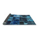 Sideview of Patchwork Light Blue Transitional Rug, abs5618lblu