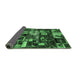 Sideview of Patchwork Emerald Green Transitional Rug, abs5619emgrn