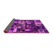 Sideview of Patchwork Pink Transitional Rug, abs5619pnk