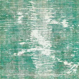 Square Abstract Mint Green Modern Rug, abs561