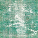 Square Abstract Mint Green Modern Rug, abs561