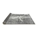 Sideview of Abstract Gray Modern Rug, abs561gry