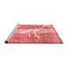 Modern Red Washable Rugs