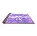 Sideview of Abstract Purple Modern Rug, abs561pur