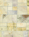 Abstract Golden Blonde Gold Patchwork Rug, abs5620