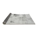 Sideview of Patchwork Gray Transitional Rug, abs5620gry