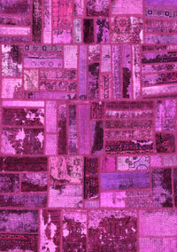 Patchwork Pink Transitional Rug, abs5621pnk