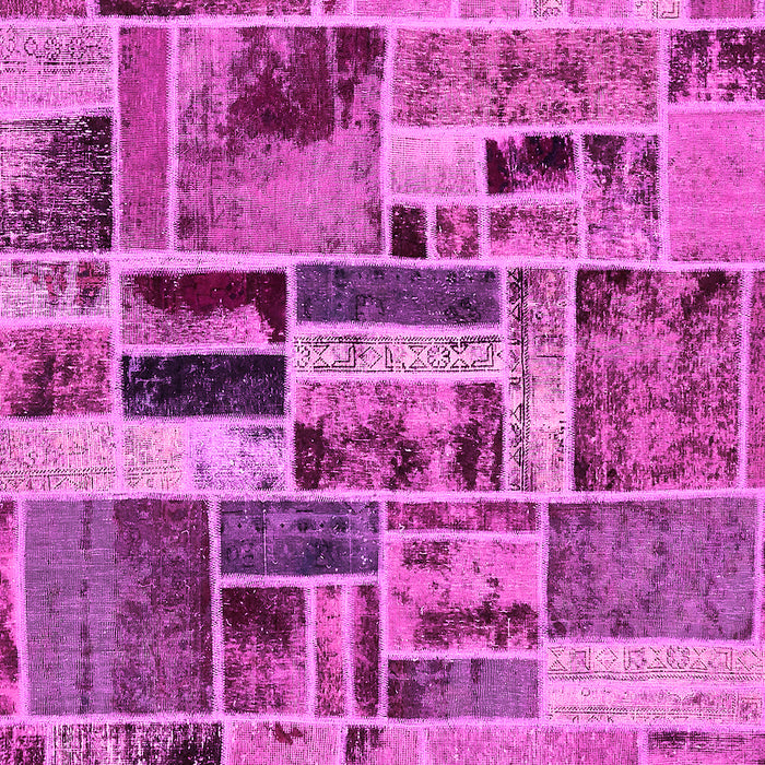 Patchwork Pink Transitional Rug, abs5622pnk