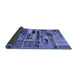 Sideview of Patchwork Blue Transitional Rug, abs5622blu