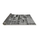 Sideview of Patchwork Gray Transitional Rug, abs5622gry