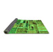 Sideview of Patchwork Green Transitional Rug, abs5622grn