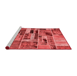 Transitional Red Washable Rugs