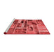 Transitional Red Washable Rugs