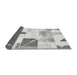 Sideview of Patchwork Gray Transitional Rug, abs5623gry