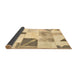 Sideview of Patchwork Brown Transitional Rug, abs5623brn