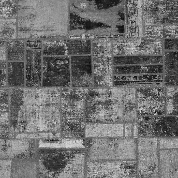 Patchwork Gray Transitional Rug, abs5624gry