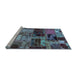 Sideview of Machine Washable Patchwork Light Blue Transitional Rug, wshabs5624lblu