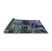 Sideview of Patchwork Light Blue Transitional Rug, abs5624lblu