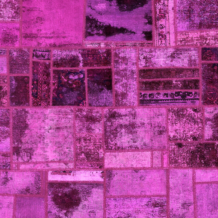 Patchwork Pink Transitional Rug, abs5624pnk