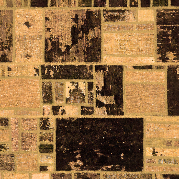 Machine Washable Patchwork Orange Transitional Area Rugs, wshabs5625org