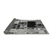 Sideview of Patchwork Gray Transitional Rug, abs5625gry