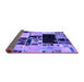 Sideview of Patchwork Purple Transitional Rug, abs5625pur