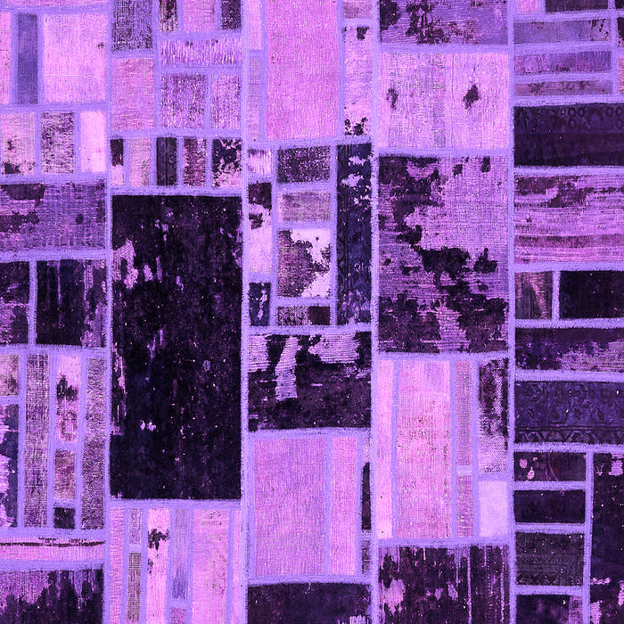 Square Machine Washable Patchwork Pink Transitional Rug, wshabs5625pnk