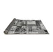 Sideview of Patchwork Gray Transitional Rug, abs5626gry