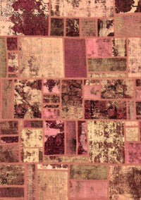 Patchwork Brown Transitional Rug, abs5626brn