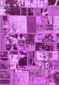 Patchwork Purple Transitional Rug, abs5626pur