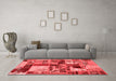 Transitional Red Washable Rugs