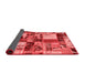 Patchwork Red Transitional Area Rugs