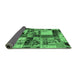 Sideview of Patchwork Emerald Green Transitional Rug, abs5626emgrn