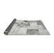 Sideview of Patchwork Gray Transitional Rug, abs5627gry