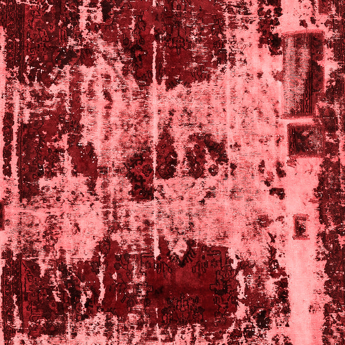 Patchwork Red Transitional Area Rugs