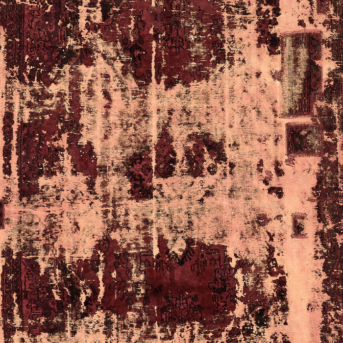 Patchwork Brown Transitional Rug, abs5628brn