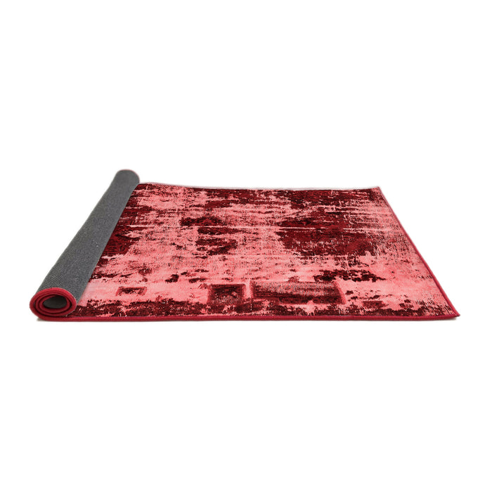 Patchwork Red Transitional Area Rugs