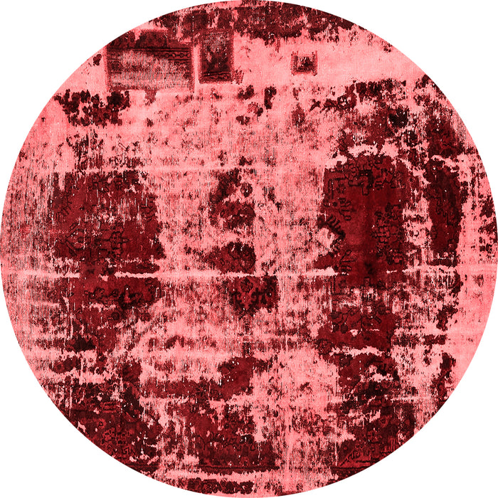 Machine Washable Patchwork Red Transitional Rug, wshabs5628red