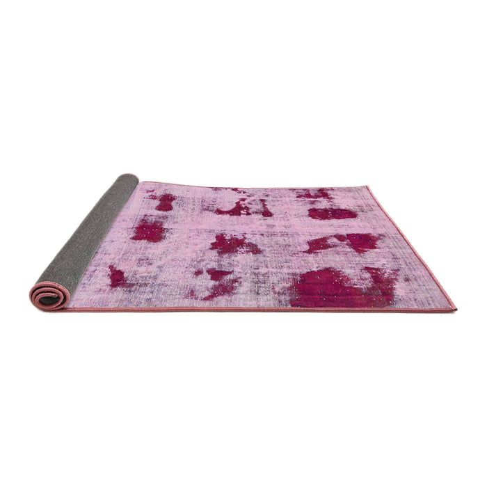 Sideview of Abstract Pink Persian Rug, abs5629