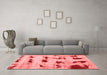 Bohemian Red Washable Rugs