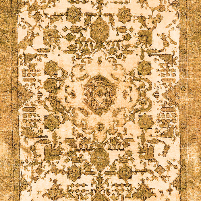 Abstract Orange Modern Rug, abs562org