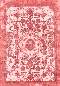 Abstract Red Modern Rug, abs562red