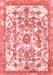 Abstract Red Modern Area Rugs