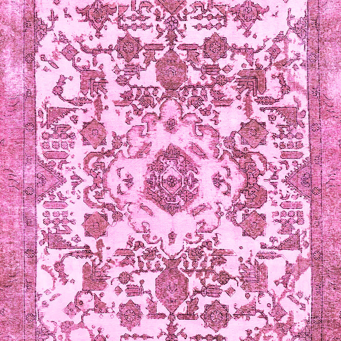 Machine Washable Abstract Pink Modern Rug, wshabs562pnk