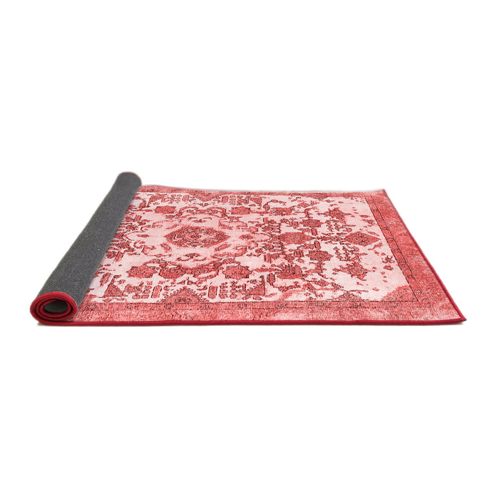 Abstract Red Modern Area Rugs
