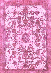 Abstract Pink Modern Rug, abs562pnk