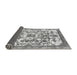 Sideview of Abstract Gray Modern Rug, abs562gry